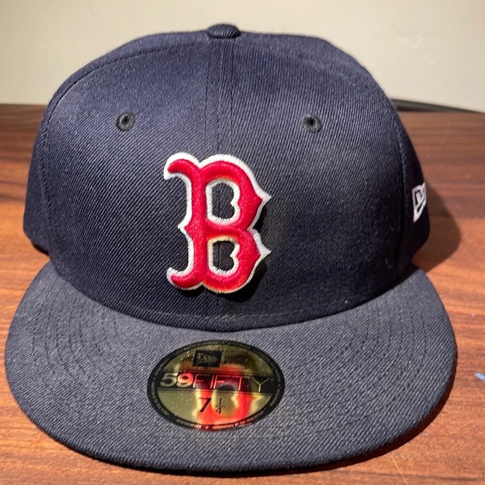 New Era 59fifty Boston Red Sox hat 7 1/4 official on field cap